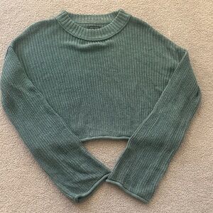 Wild Fable Teal Crew Neck Sweater